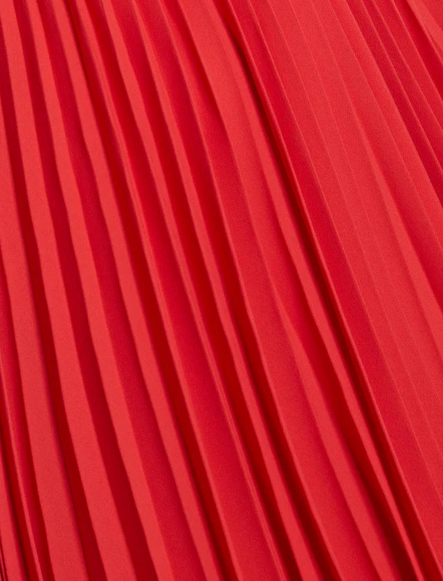 One Shoulder Pleated Dress