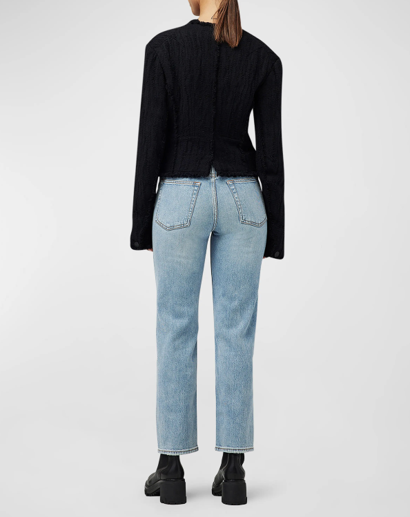 Harlow Mid-Rise Straight Jeans