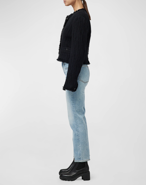 Harlow Mid-Rise Straight Jeans