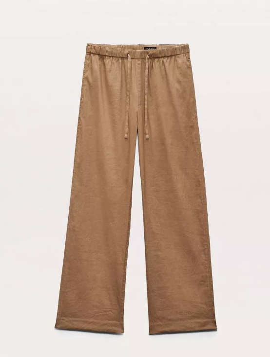 Logan Linen-Blend Beach Pants