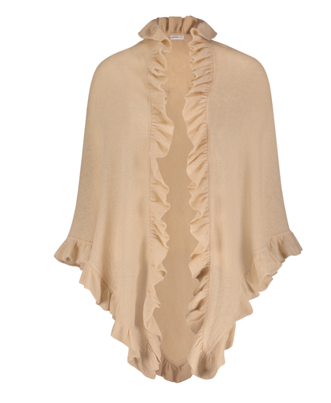 Cashmere Ruffle Shawl