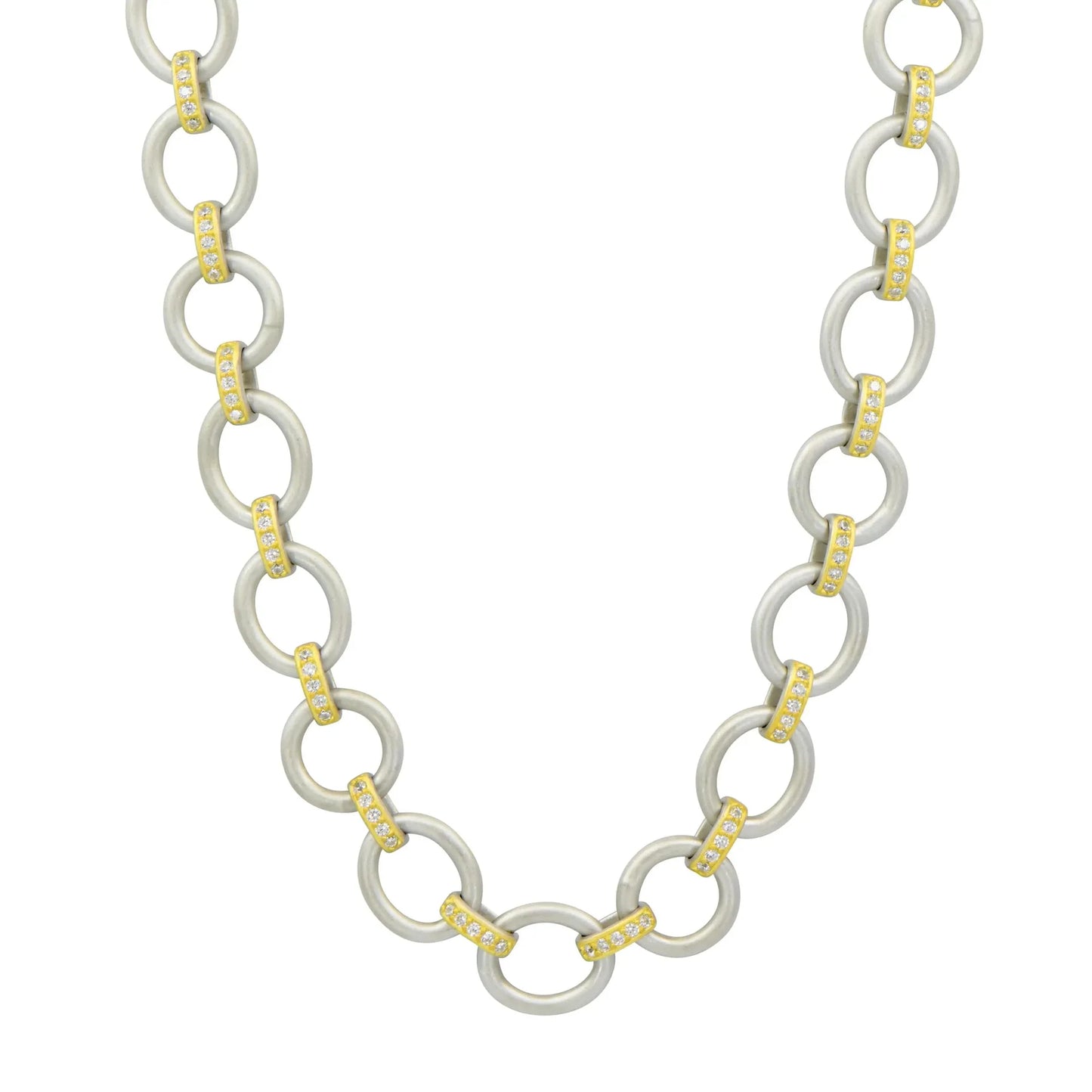 The Perfect Chunky Mixed Metal Link Necklace