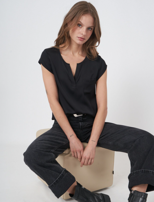 Silk Stretch Blouse