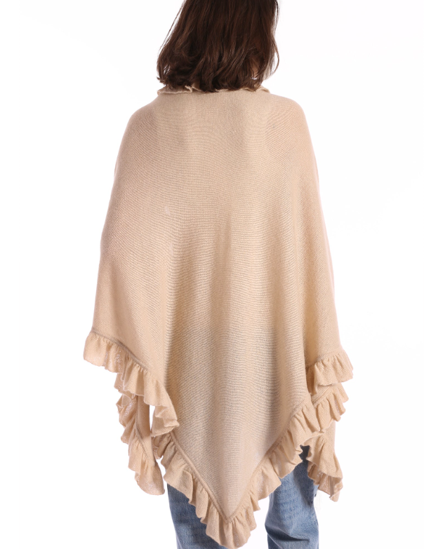 Cashmere Ruffle Shawl