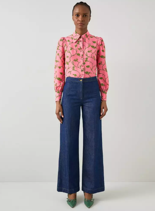 Sonya Silk Flower Blouse