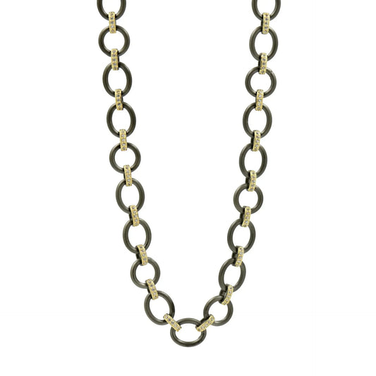 The Perfect Chunky Mixed Metal Link Necklace