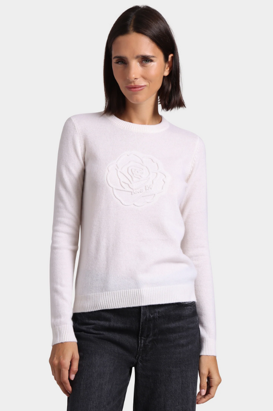 Rose Crew Cashmere Sweater